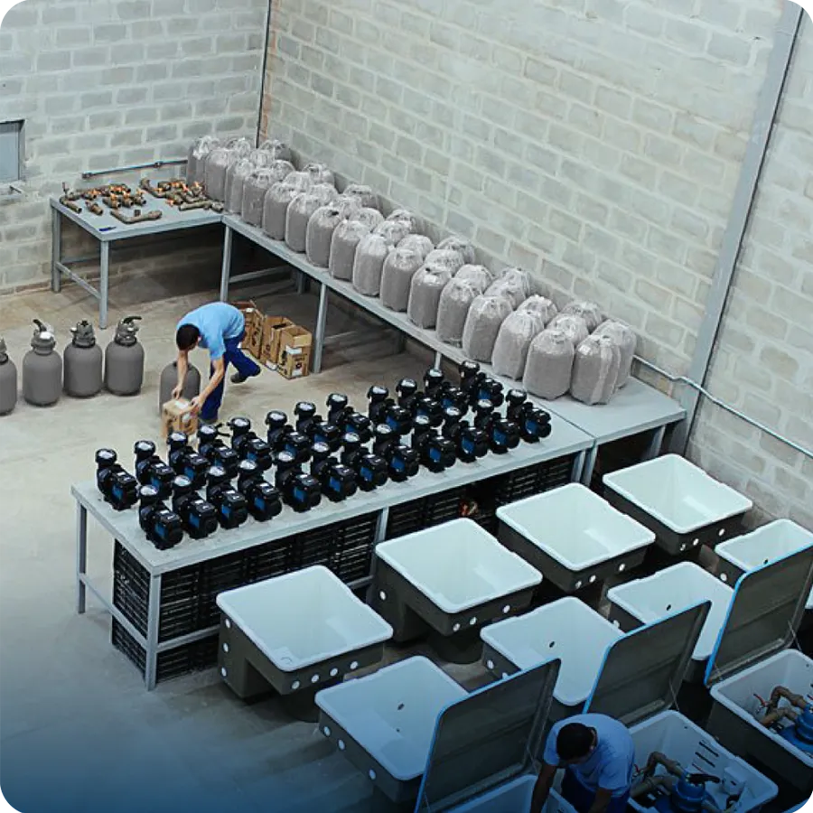 Fiber filter factory