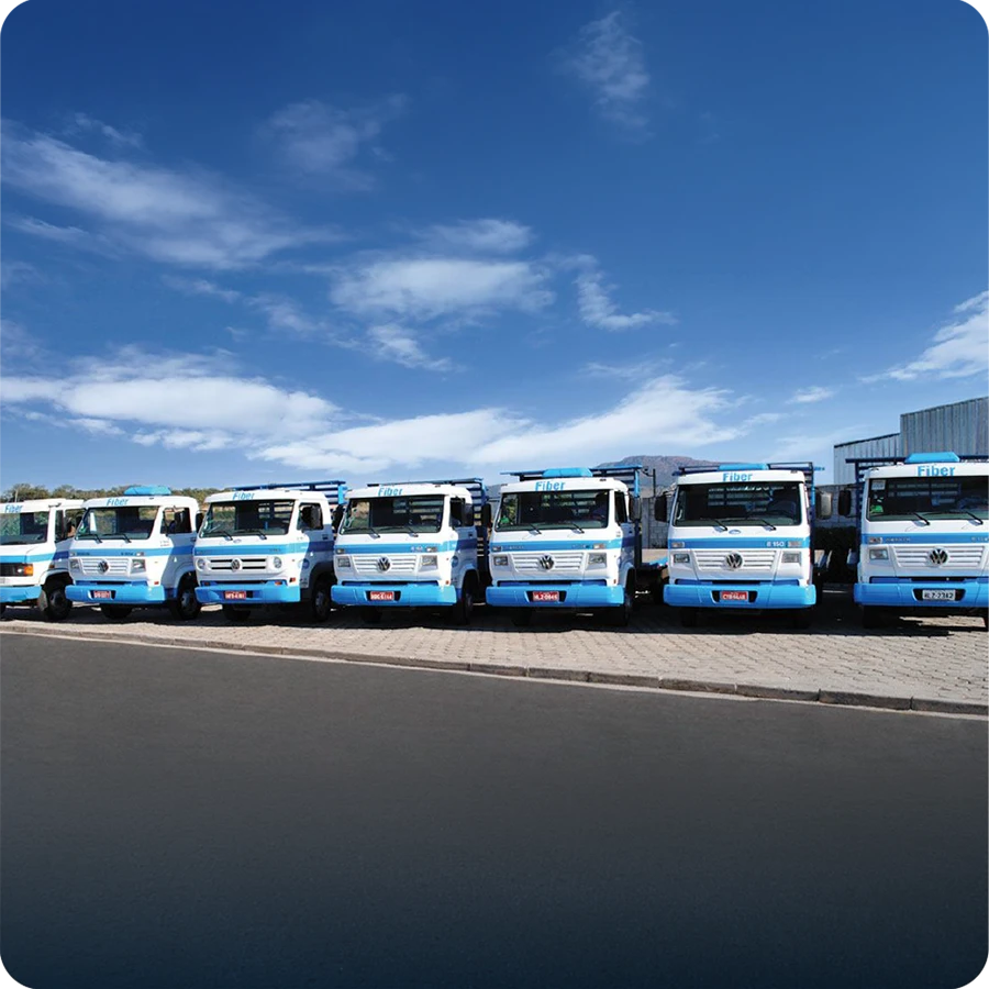 Fiber specialized fleet for pool transportation