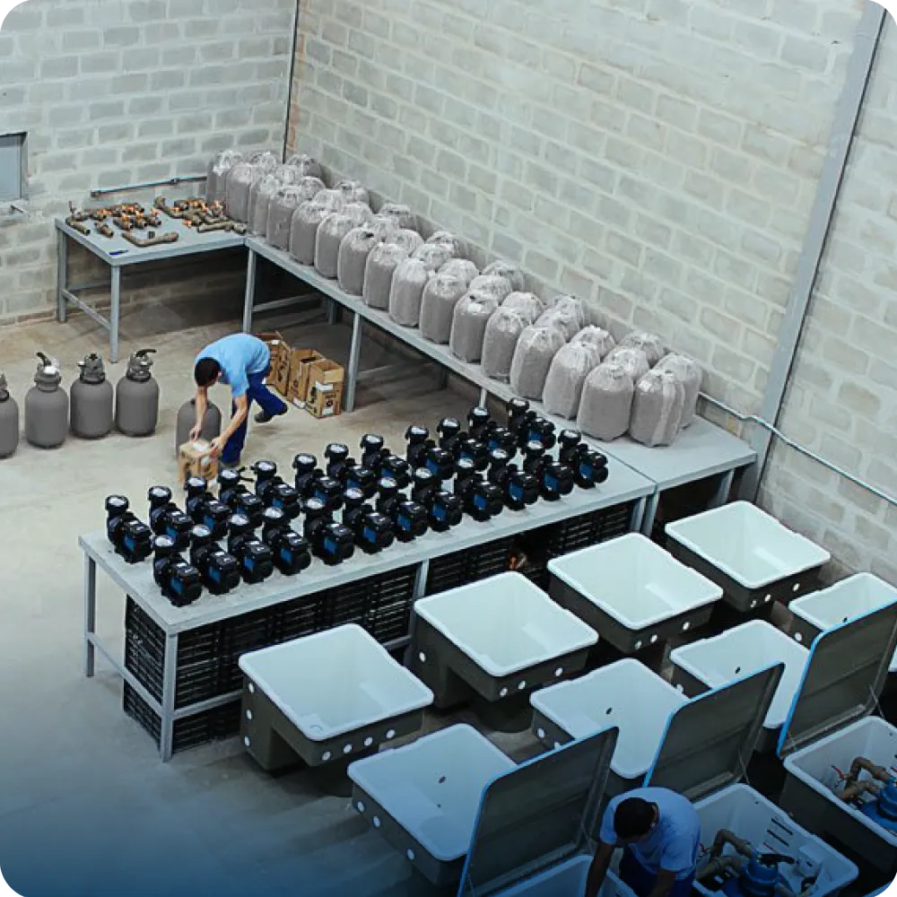 Fiber filter factory