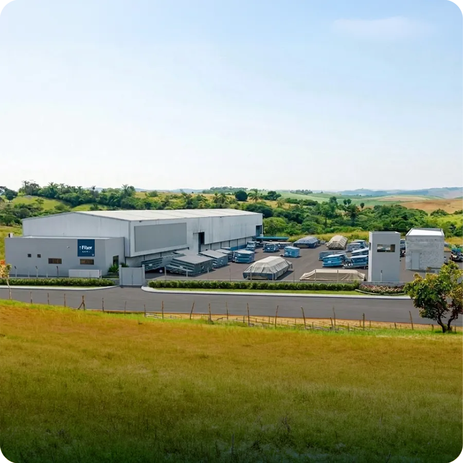 Fiber pool factory in the Northeast