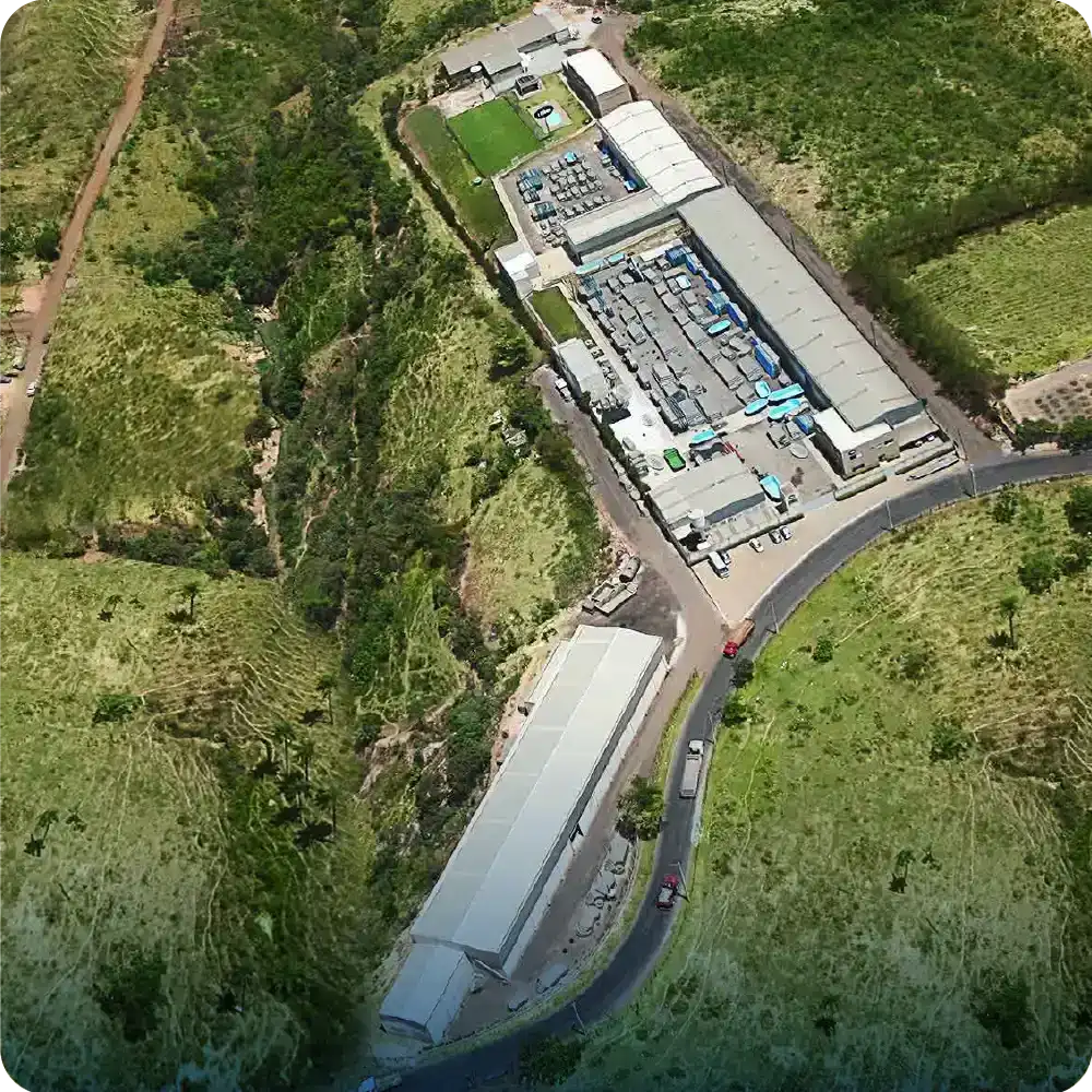 Fiber pool factory in the Southeast
