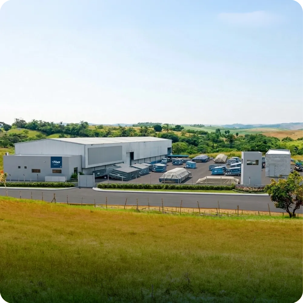 Fiber pool factory in the Northeast