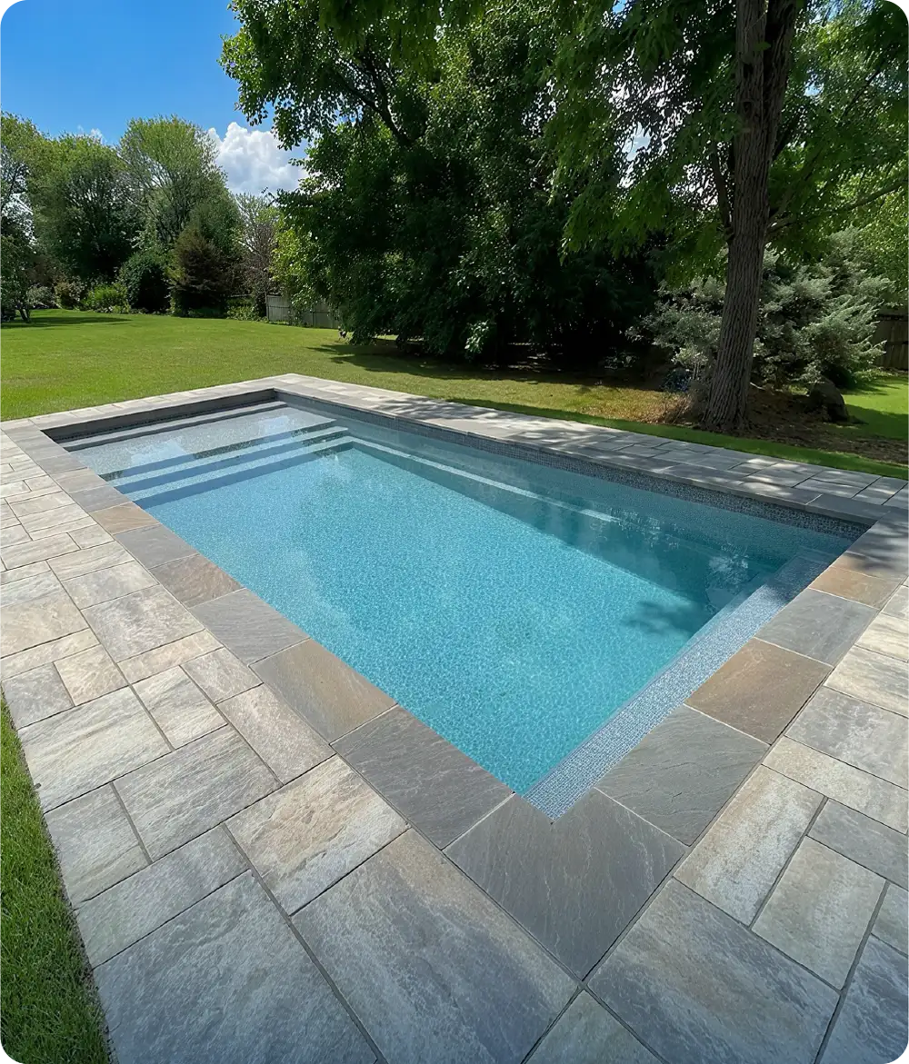 Fiber Granite Pool® — premium product and exclusive technology