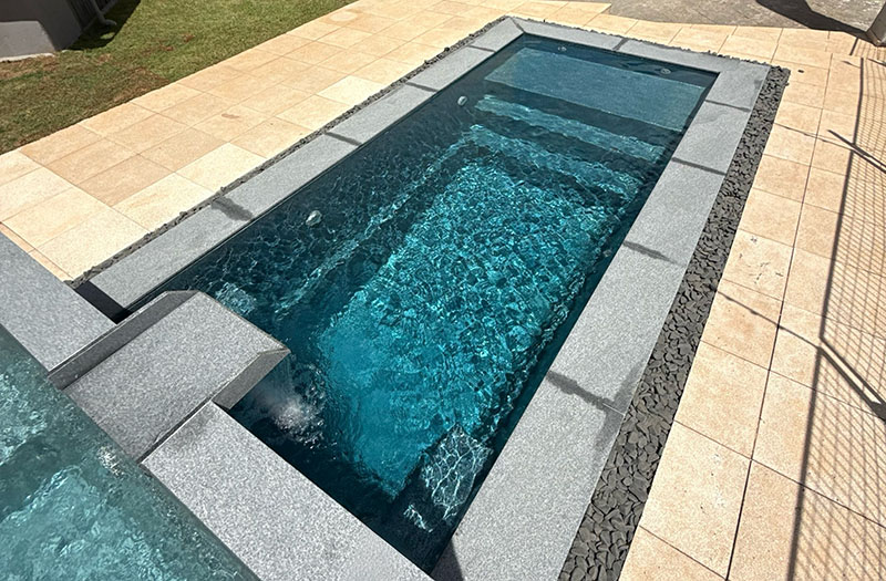 fast installation fiberglass pool