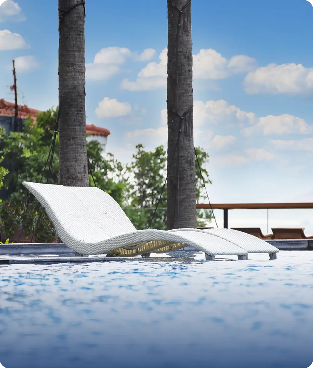 Tanning Ledge Pool Design Fiber