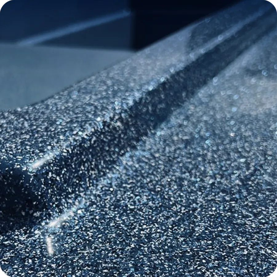 Signature finish — Fiber Mineral Stone Technology