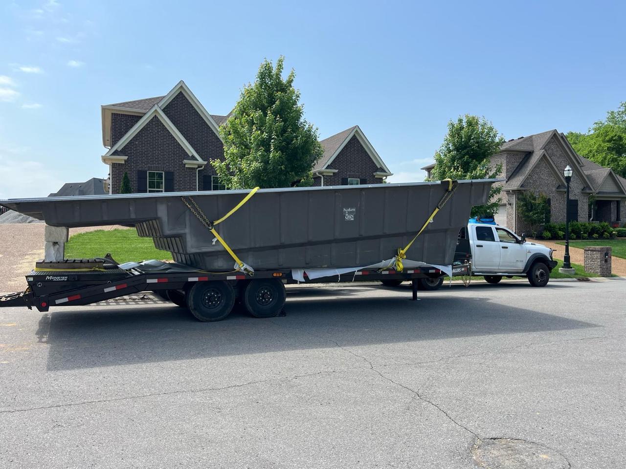 fiberglass pools container shipping logistics